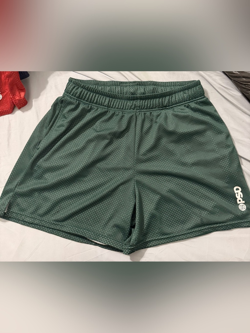 PSD Men’s Green Athletic Mesh Shorts